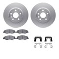 Dynamic Friction Co 4512-46096, Geospec Rotors with 5000 Advanced Brake Pads includes Hardware, Silver 4512-46096